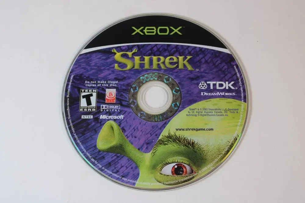 Shrek (Microsoft Xbox) Authentic, game disc only, Tested/works